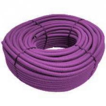 TUBO FLESSIBILE CORRUGATO 25 MM VIOLA IN MATASSA 75 MT - REP25VI/75 product photo