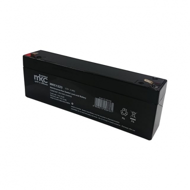 BATTERIA AL PIOMBO RICARICABILE 12V 2.3AH TERMINALE FASTON 4.8MM MKC - BATPB12V/2,3AH product photo Photo 01 3XL