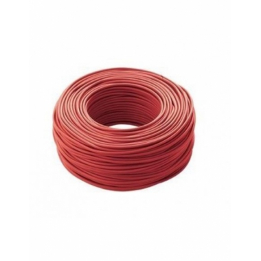 CAVO SOLORE UNIPOLARE 6 MMQ ROSSO PREZZO AL METRO - SOL1X6R product photo Photo 01 3XL