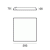 PLAFONIERA EDITH 12 60X60 50W ALI F.LED - LINEA LIGHT 94658C00 product photo Photo 02 2XS