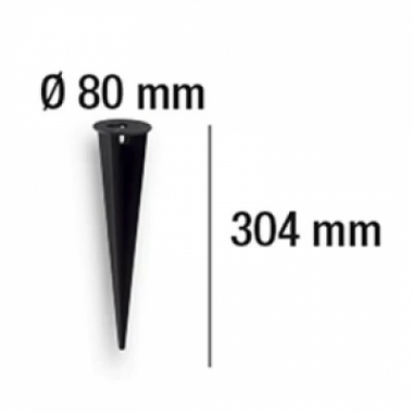 PICCHETTO D.114X66 L.204MM POLICARBONATO+SACCHET - LINEA LIGHT 89371 product photo Photo 01 3XL