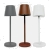LAMPADA DA TAVOLO RICARICABILE IP54 ANTRACITE 3000K - LAMPO TLRDANBC product photo Photo 04 2XS