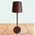 LAMPADA DA TAVOLO RICARICABILE IP54 CORTEN 3000K - LAMPO TLRDCNBC product photo Photo 01 2XS