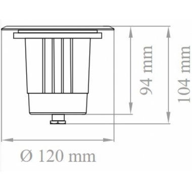 FARO CARRABILE TONDO IP65 GU10 230V - LAMPO CARRGU10 product photo Photo 02 3XL