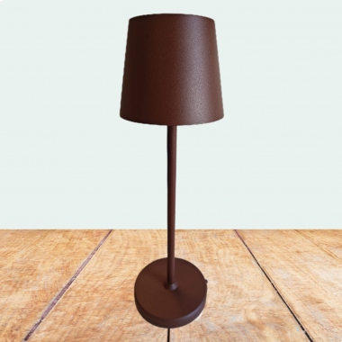 LAMPADA DA TAVOLO RICARICABILE IP54 CORTEN 3000K - LAMPO TLRDCNBC product photo Photo 01 3XL