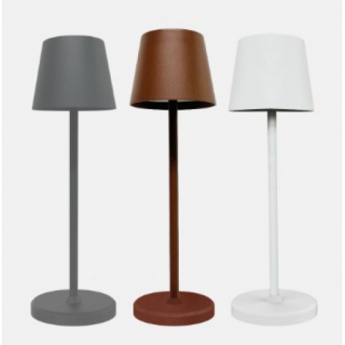 LAMPADA DA TAVOLO RICARICABILE IP54 CORTEN 3000K - LAMPO TLRDCNBC product photo Photo 04 3XL