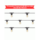 CATENARIA 11M IP65 NERA + FLSFE27BC - LAMPO KITCTNNEBC product photo