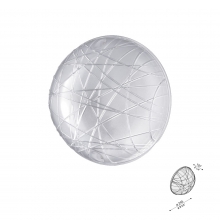 PLAFONIERA NIDO TONDA 240 E27 TRASPARENTE - LOMBARDO LB2422O product photo