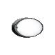 PLAFONIERA AIRY OVALE 300 E27 NERO - LOMBARDO LB82122 product photo Photo 03 2XS