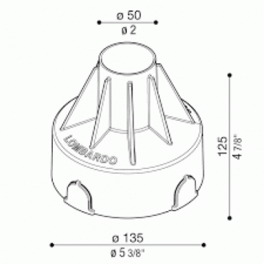 ARMATURA DA INCASSO IN TERMOPLASTICO CNC/INC 50 - LOMBARDO LB1070039 product photo Photo 02 3XL