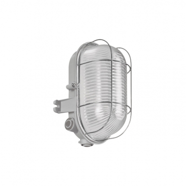 PLAFONIERA TARTARUGA OVALE 3 ENTRATE 195 MM E27 GRIGIO - LOMBARDO LB41424 product photo Photo 01 3XL