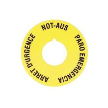 DISCO PL.60MM NOT AUS-ARRET D'UR-PARO EM - LOVATO LM2TAU118 product photo