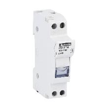 Base portafusibili, per fusibili 10x38mm. Corrente nominale 32a (690vac), 1p+n. Senza indicatore luminoso. 1 modulo - LOVATO FB01F1M - LOVATO FB01F1M product photo