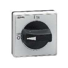 MANIGLIA NERA SEL.SPORGENTE LUCCH. IP65 - LOVATO GAX62B product photo