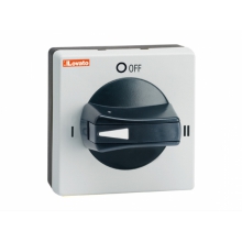 MANIGLIA NERA LUCCHETTABILE IP65 - LOVATO GAX67B product photo