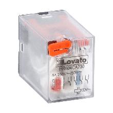 RELE' INDUSTRIALE 4SC 5A 230VAC +LED - LOVATO HR604CA230 - LOVATO HR604CA230 - LOVATO HR604CA230 product photo