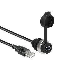 INTERFACCIA USB 3.0 A/A CON CAVO 1 METRO - LOVATO LPCD01L100 - LOVATO LPCD01L100 product photo