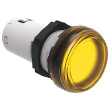 Indic.lum.monobl.giallo led 110v - LOVATO LPMLE5 product photo