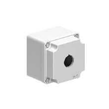 PULSANTIERA METALLICA GRIGIA AD 1 FORO - LOVATO LPZM1A8 product photo