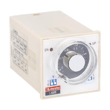 TEMPORIZZATORE MULTIF.MULTISC. H 24/240V - LOVATO L48MH240 product photo Photo 01 3XL