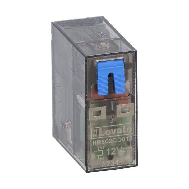 RELE' MINIATURIZZATO 2SC 8A 12VDC +LED - LOVATO HR502CD012 - LOVATO HR502CD012 product photo Photo 01 3XL