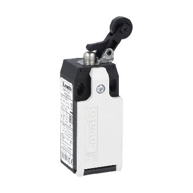 Finecorsa serie k, a leva con rotella laterale, 1 ingresso dal basso per cavo. Dimensioni secondo en 50047, custodia plastica, contatti 1na+1nc a scatto. Rotella in plastica - LOVATO KBD1S11 - LOVATO KBD1S11 product photo Photo 01 3XL