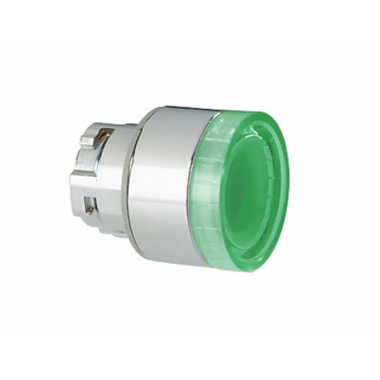 PULSANTE MET. LUM. RASATO VERDE - LOVATO LM2TBL103 product photo Photo 01 3XL