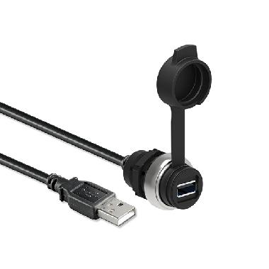 INTERFACCIA USB 3.0 A/A CON CAVO 1 METRO - LOVATO LPCD01L100 - LOVATO LPCD01L100 product photo Photo 01 3XL