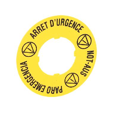 ARRET D'EMERGENCE/NOT-AUS/PARO EMERG. - LOVATO LPXAU118 - LOVATO LPXAU118 product photo Photo 01 3XL