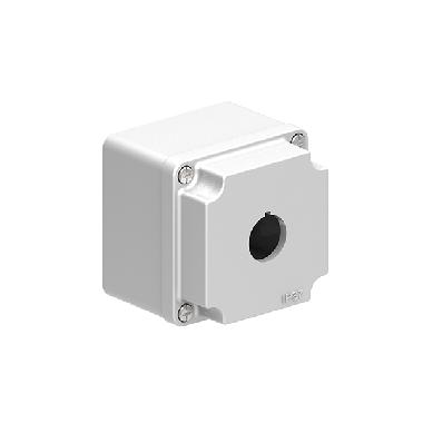 PULSANTIERA METALLICA GRIGIA AD 1 FORO - LOVATO LPZM1A8 product photo Photo 01 3XL