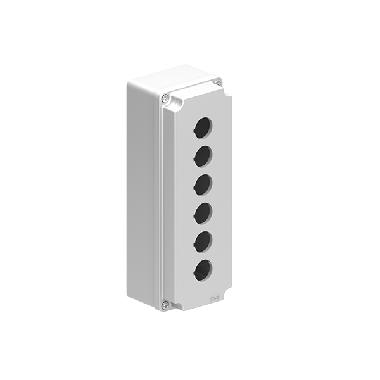 PULSANTIERA METALLICA GRIGIA A 6 FORI - LOVATO LPZM6A8 - LOVATO LPZM6A8 - LOVATO LPZM6A8 product photo Photo 01 3XL