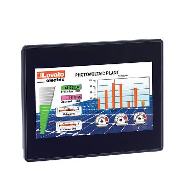 Hmi display 7 tft lcd - LOVATO LRHA07 product photo Photo 01 3XL