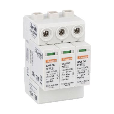 SCARICATORE DI SOVRAT.TIPO 2 600VDC - LOVATO SA2EDGK10M3 - LOVATO SA2EDGK10M3 product photo Photo 01 3XL