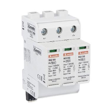 SCARICATORE DI SOVRAT. TIPO 2 1100DC+CR - LOVATO SG2DGK10M3R - LOVATO SG2DGK10M3R product photo Photo 01 3XL