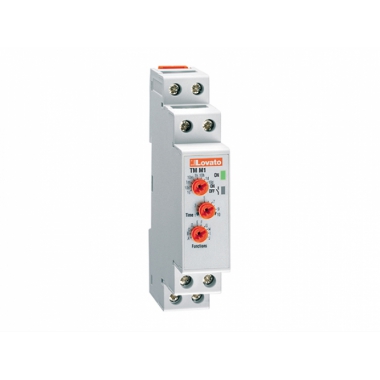 TEMPORIZZATORE MULTIFUNZIONE MULTISCALA MULTITENSIONE 1 CONTATTO ESECUZIONE MODULARE 12/240V - LOVATO TMM1 product photo Photo 01 3XL