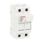 PORTAFUSIBILI SEZION 1P+N 10X38 NO UR - LOVATO FB01B1N - LOVATO FB01B1N - LOVATO FB01B1N product photo