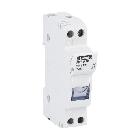 Base portafusibili, per fusibili 10x38mm. Corrente nominale 32a (690vac), 1p+n. Senza indicatore luminoso. 1 modulo - LOVATO FB01F1M - LOVATO FB01F1M product photo