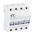 PORTAFUSIBILI SEZIONABILI 3P+N 10X38 - LOVATO FB01F3N product photo