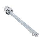 Prolunga per maniglia blocco porta tipo glx61, glx61b, glx61cb. Lunghezza 300mm, ?10mm - LOVATO GLX7300S10 product photo