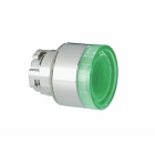 PULSANTE MET. LUM. RASATO VERDE - LOVATO LM2TBL103 product photo