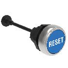 PULSANTE RIARMO RASATO RESET BLU - LOVATO LPCR1196 product photo