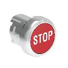 Pulsante met.rasato stop rosso - LOVATO LPSB1134 product photo