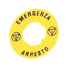 DISCO PLAST. 60MM EMERGENZA-ARRESTO - LOVATO LPXAU114 product photo