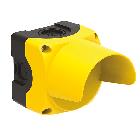 PULSANTIERA GIALLA 1 FORO CON GUARDIA - LOVATO LPZP1A5P - LOVATO LPZP1A5P product photo
