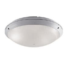 MARECO LUCE 0750101B PLAFONIERA IRIS CIRCOLARE PER INTERNI ESTERNI PARETE SOFFITTO BIANCO - MARECO LUCE 0750101B product photo