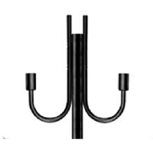 MARECO 1119200N CAREZZA SYSTEM DIRITTO NERO - MARECO LUCE 1119200N product photo