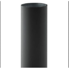 PALO CILINDRICO ACCIAIO ZINCATO E COPERTURA RIVESTIMENTO IN PVC PROTEZIONE ANTI UV SLICK H.1500MM NERO - MARECO LUCE 1400300N product photo