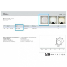 DADO SFERA ACRILICO BIANCO TESTAPALO 250 MM 1X E27 - MARECO LUCE 2080201B product photo