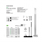 PLAFONIERA BOLED ROUND LED 6,5W NW ANTRACITE - MARECO LUCE 1065682S product photo