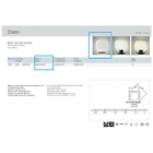 DADO SFERA ACRILICO BIANCO TESTAPALO 250 MM 1X E27 - MARECO LUCE 2080201B product photo